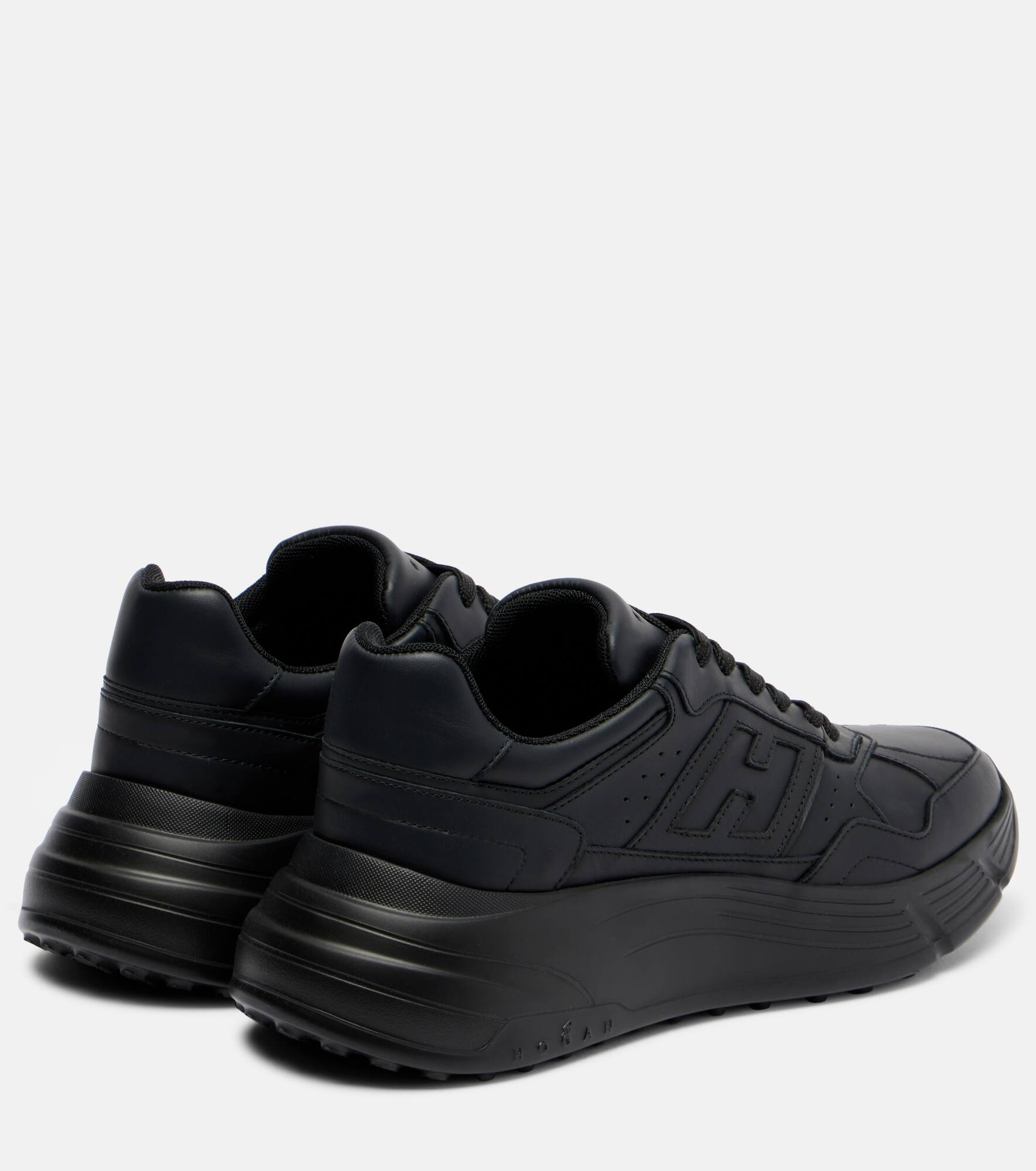H669 leather sneakers - 2