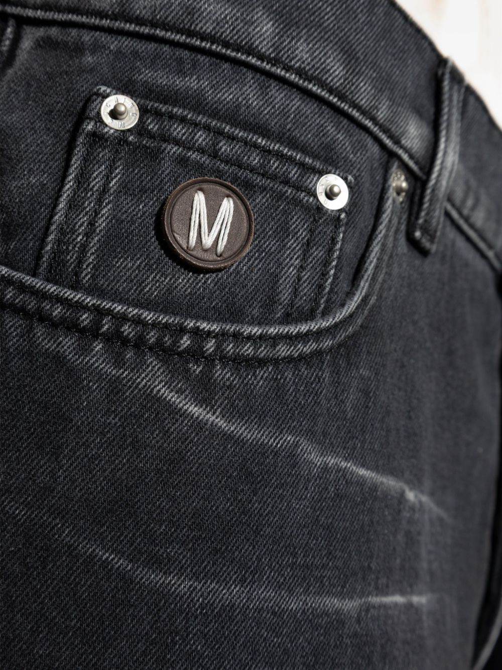 five-pocket faded jeans - 5