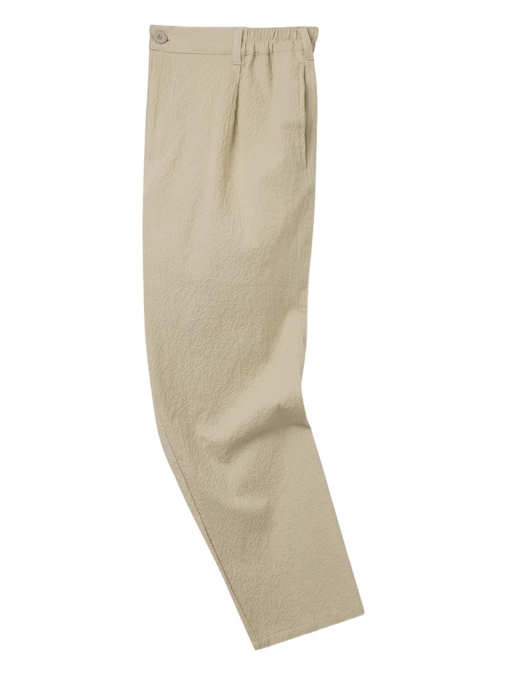 textured stretch-cotton trousers - 1