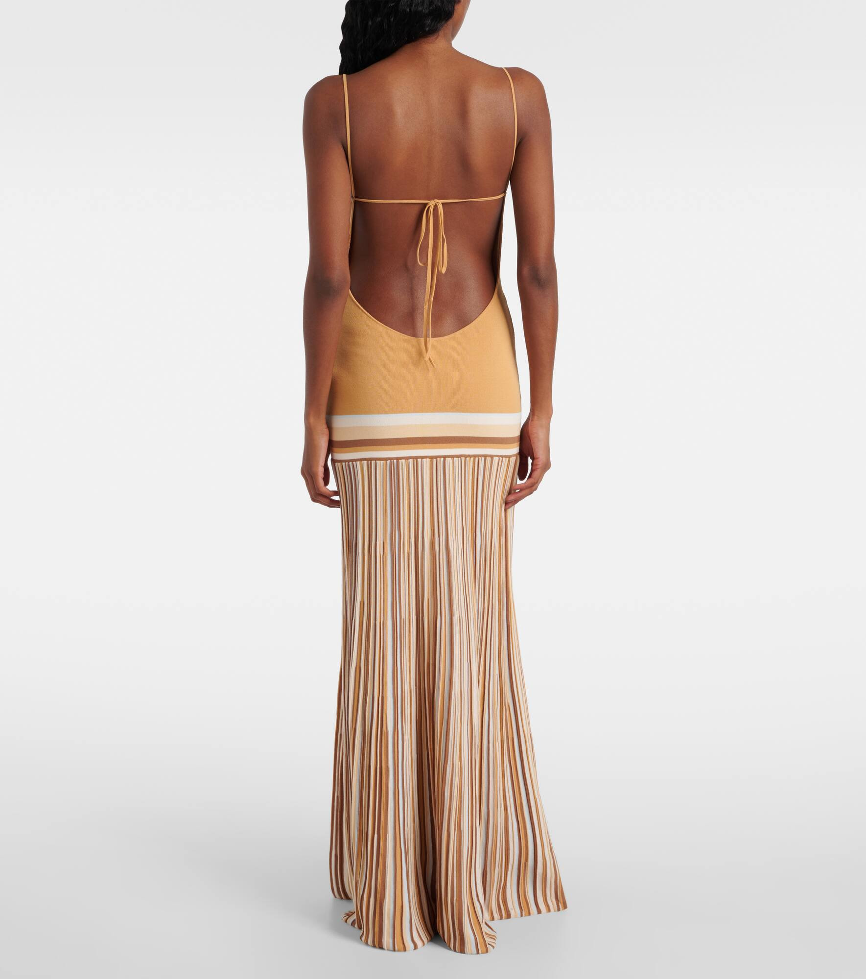 Citara knitted cotton-blend maxi dress - 3