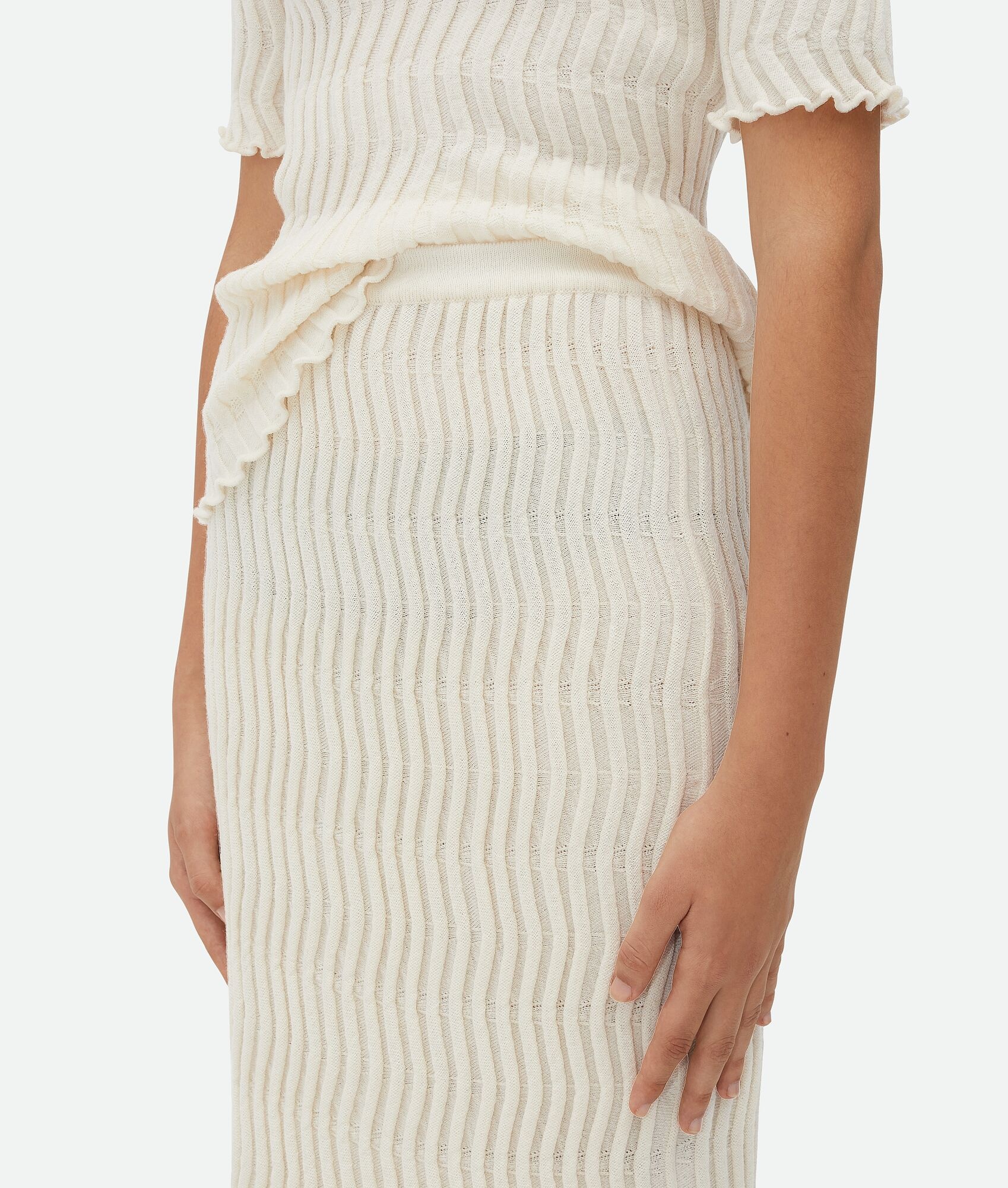 Ribbed Wool Skirt - 4