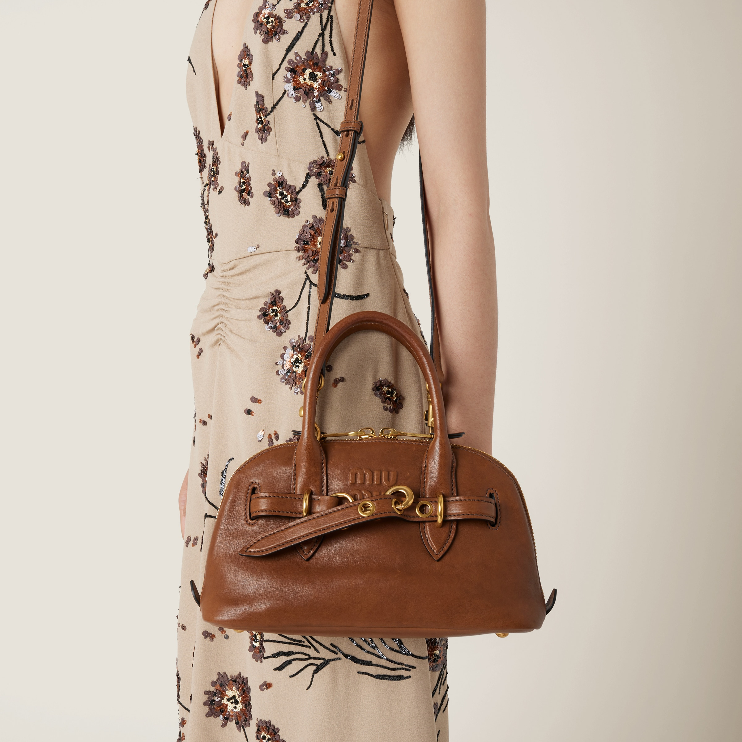 Aventure nappa leather top-handle bag - 5