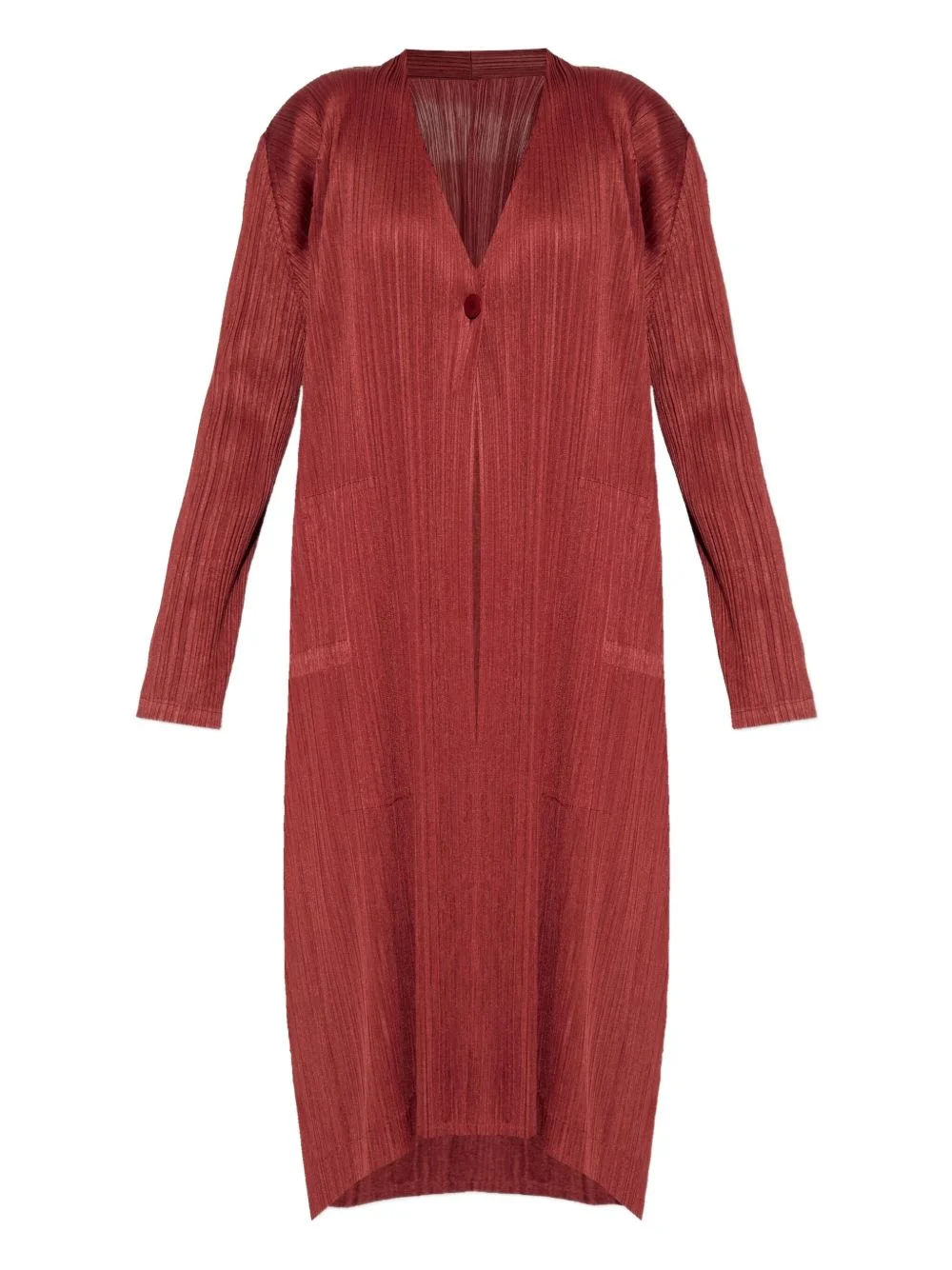 Monthly Colors: October pleated-button coat - 1