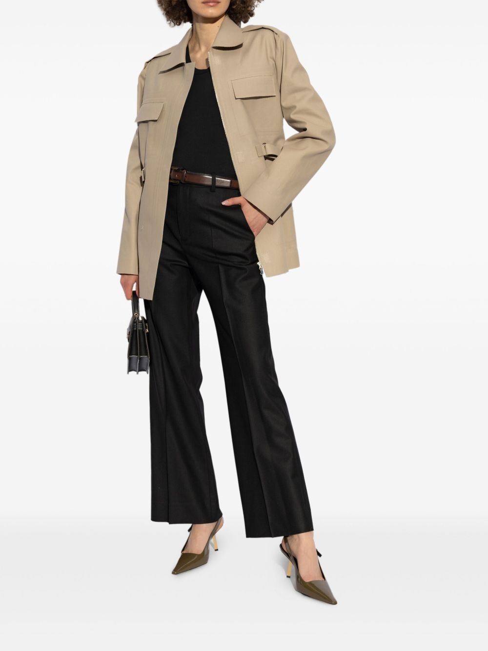 tailored flared trousers - 2