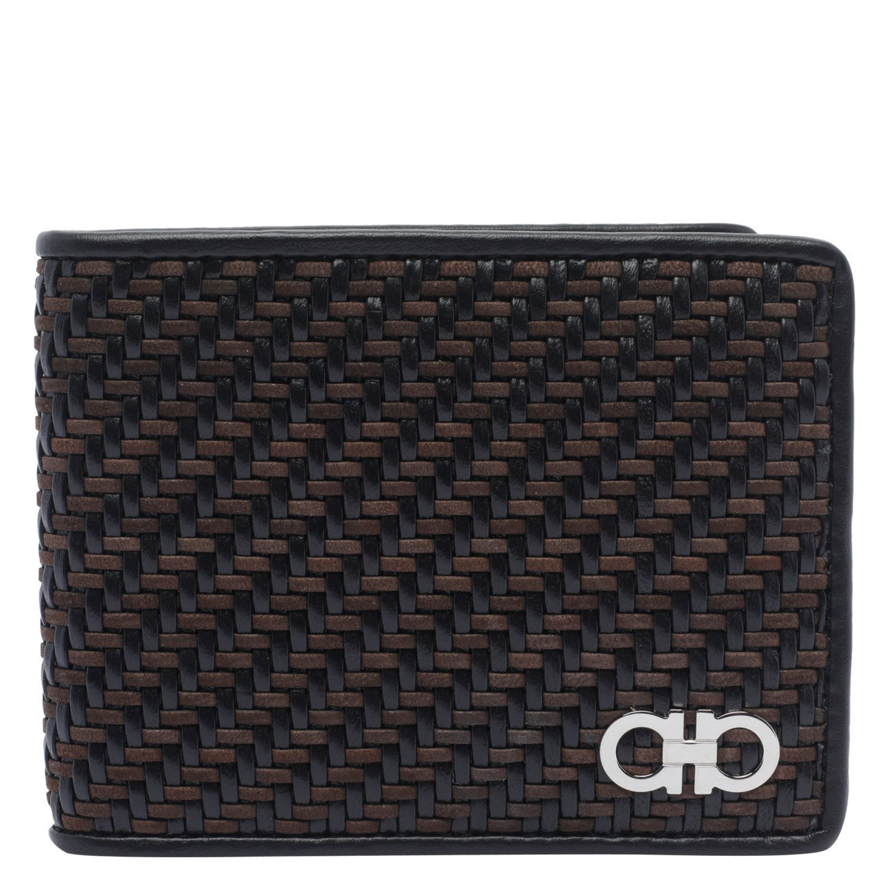Ferragamo Men Woven Wallet - 1