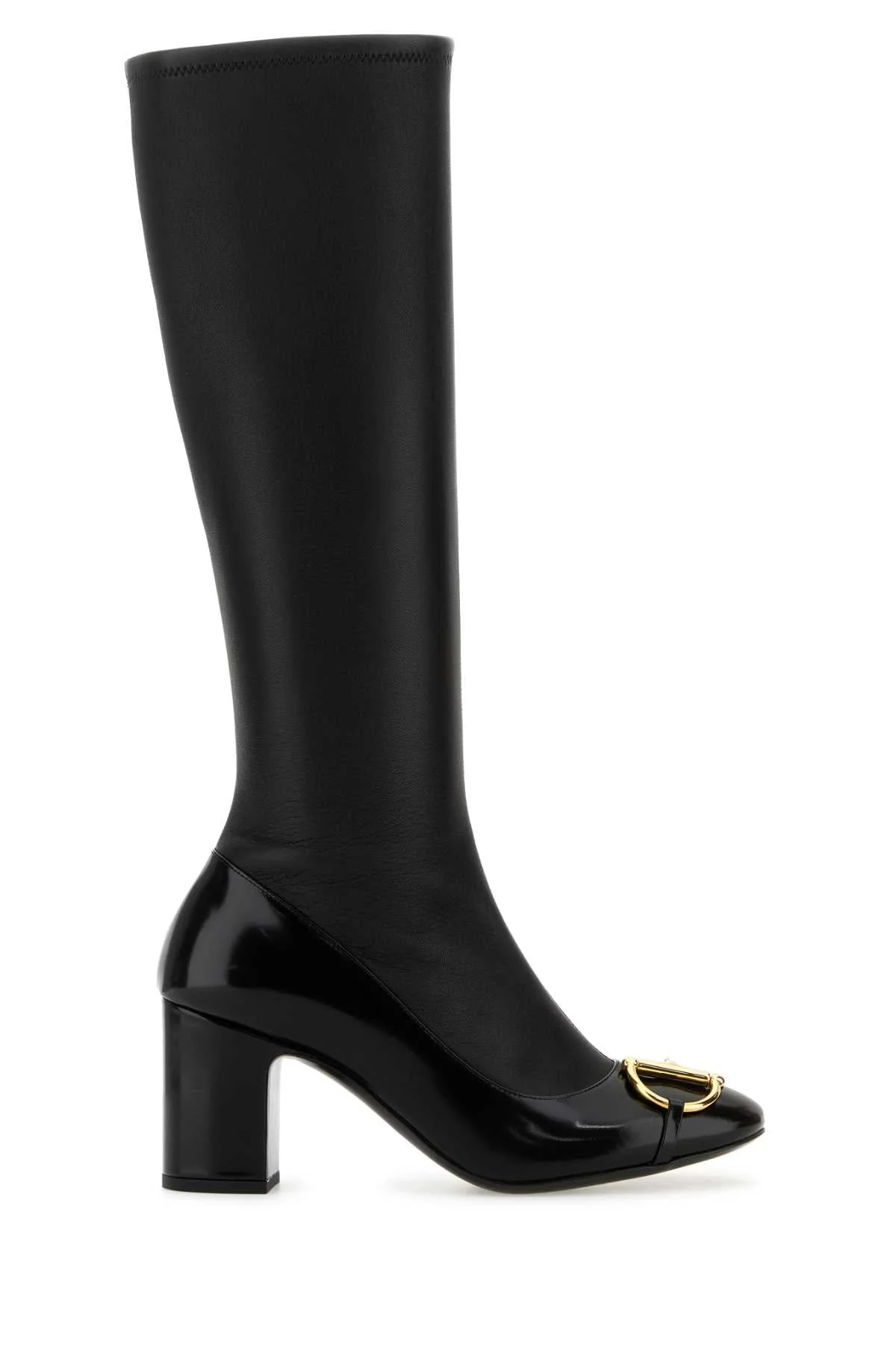 Gucci Women Black Leather Boots - 1