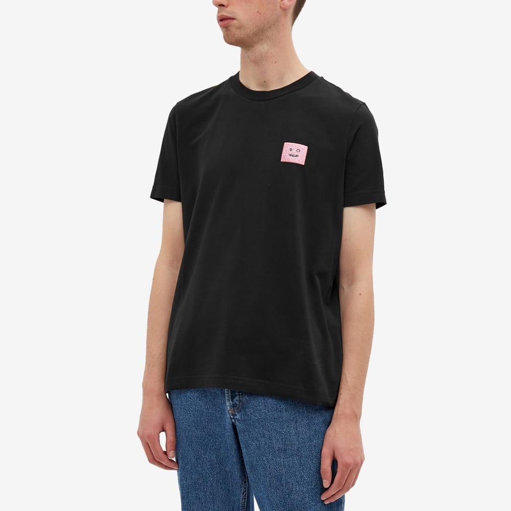 Acne Studios Ellison Slim Fit Beaded Face Tee - 3