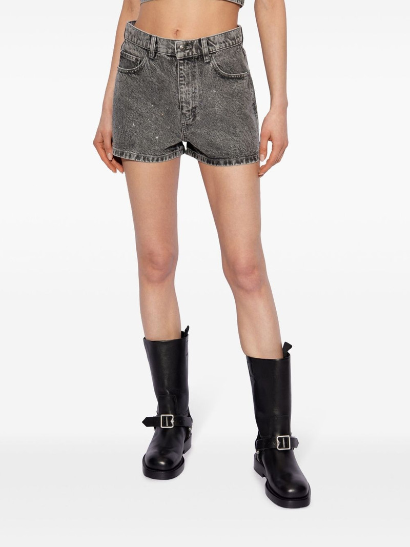 acid-wash denim shorts 3
