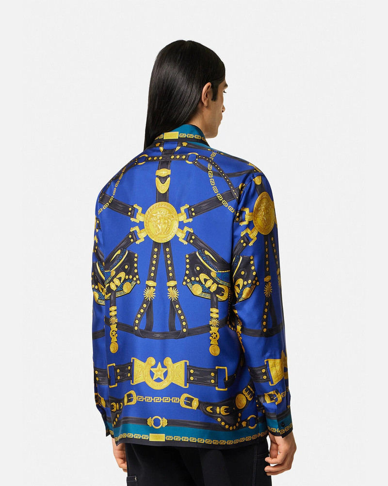 Medusa Saddle Silk Shirt 4