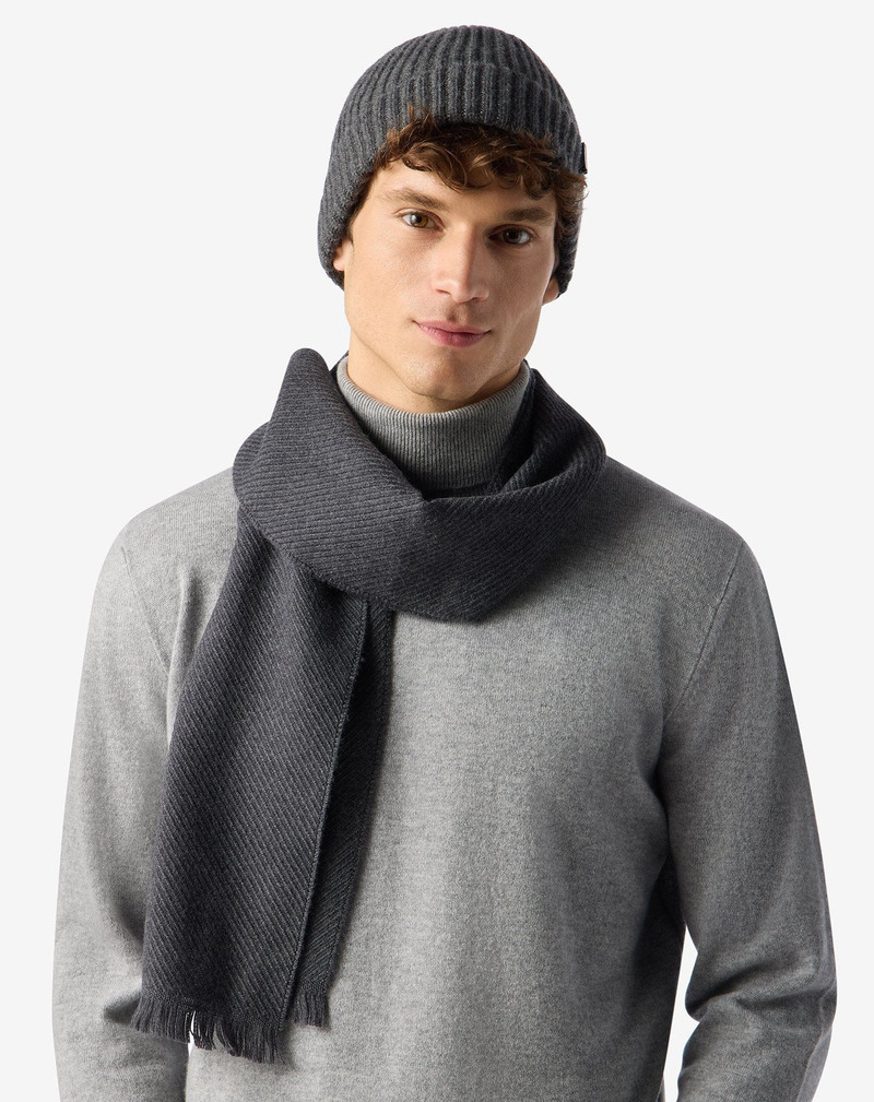 Melange grey Sublime Cashmere beanie 3