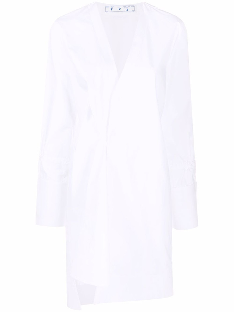 long-sleeve shirtdress 1