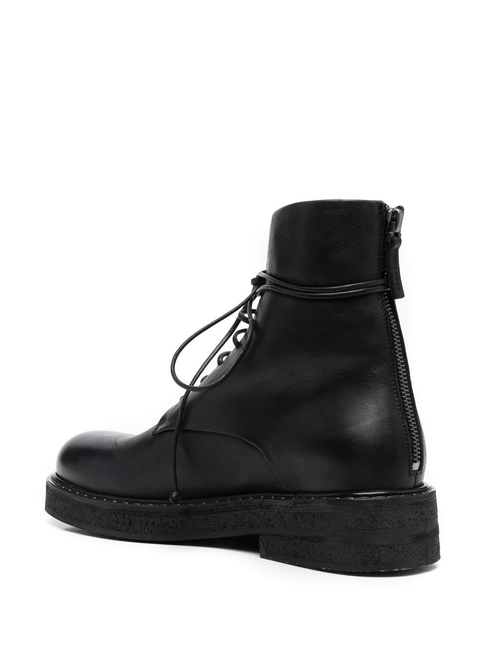 leather combat boots - 3