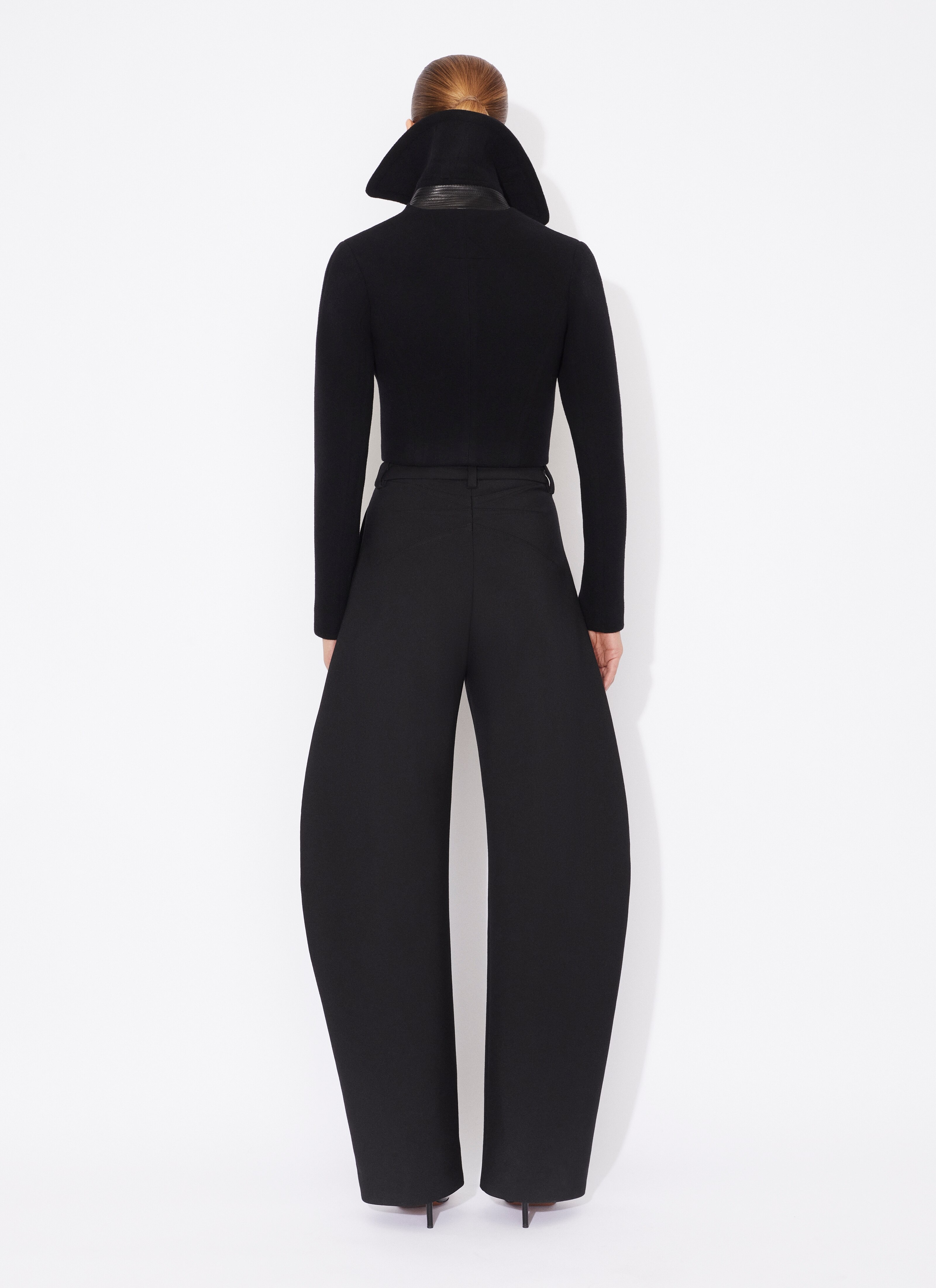 Alaïa ROUND WOOL PANTS