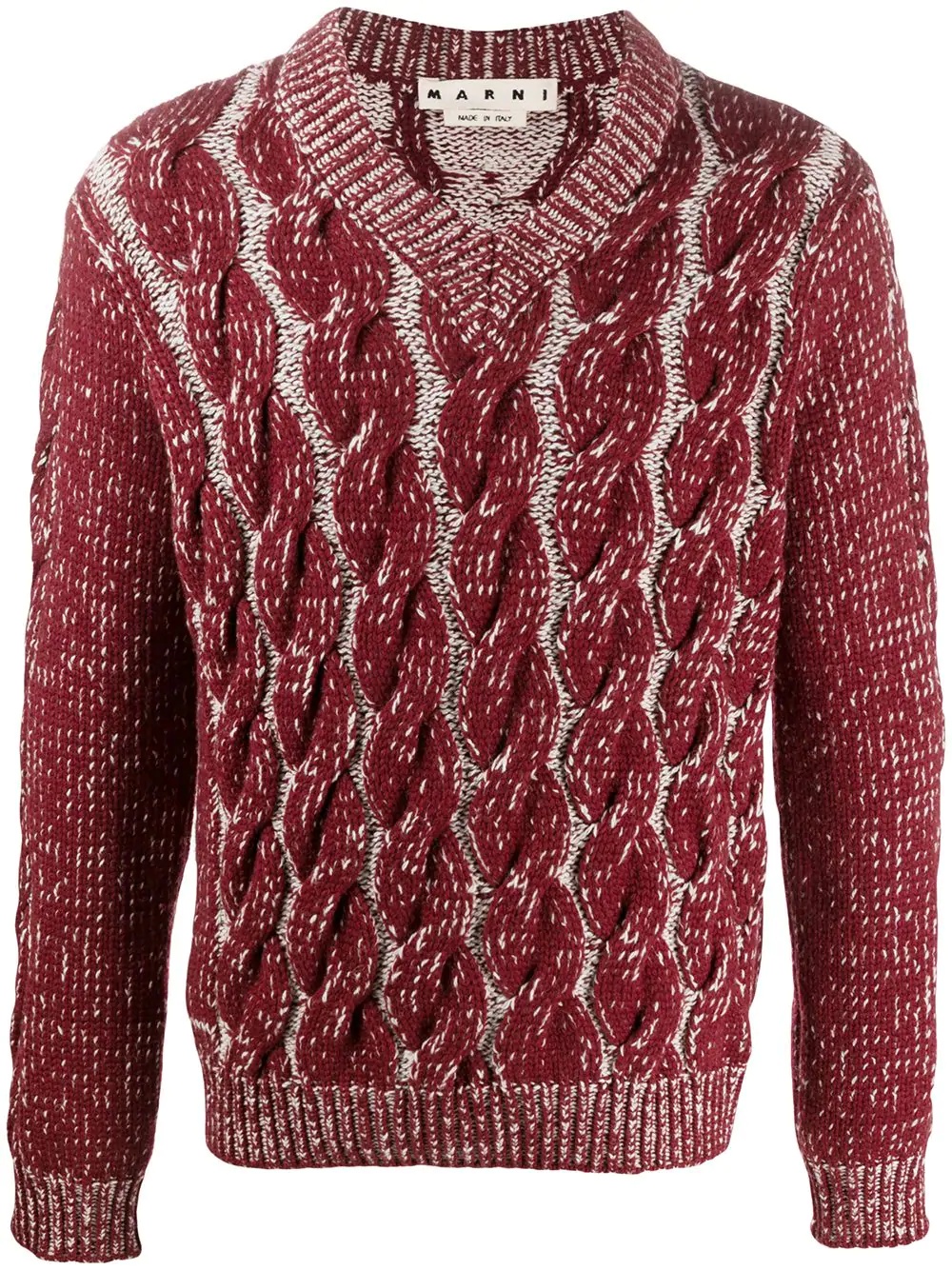 cable knit jumper  - 1