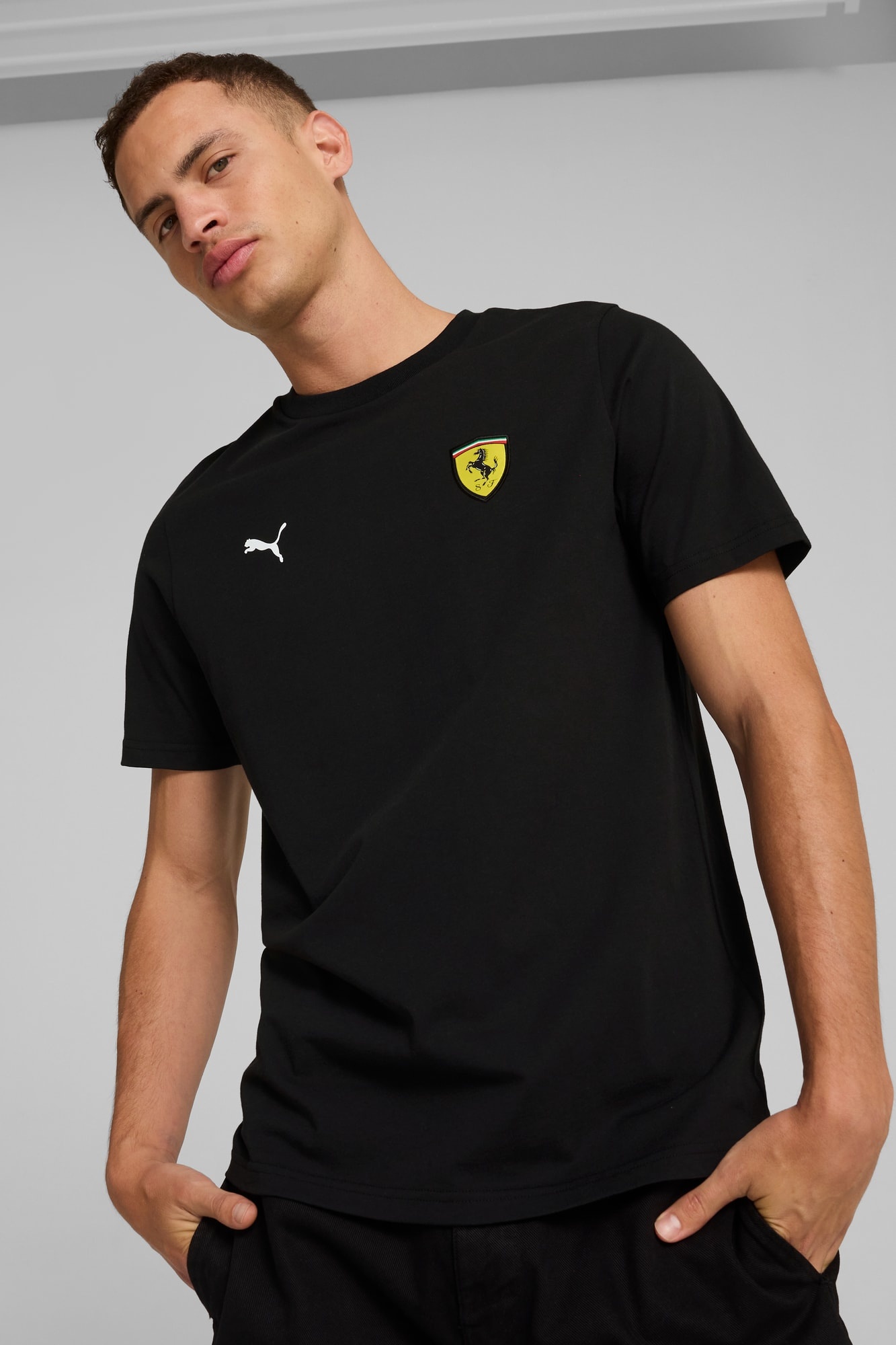 Scuderia Ferrari Race Color Shield Men's Tee - 3