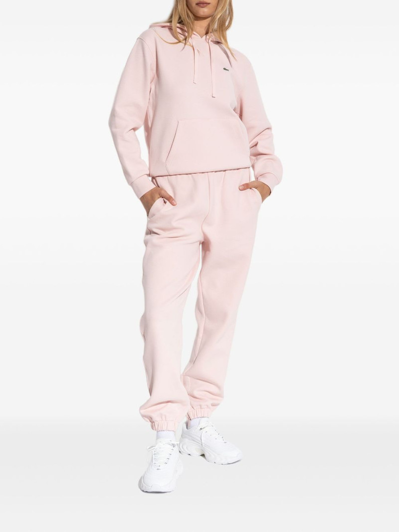 LACOSTE piqué hoodie outlook