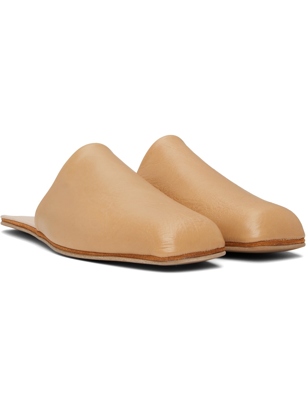 Beige Cigarr Slippers - 4