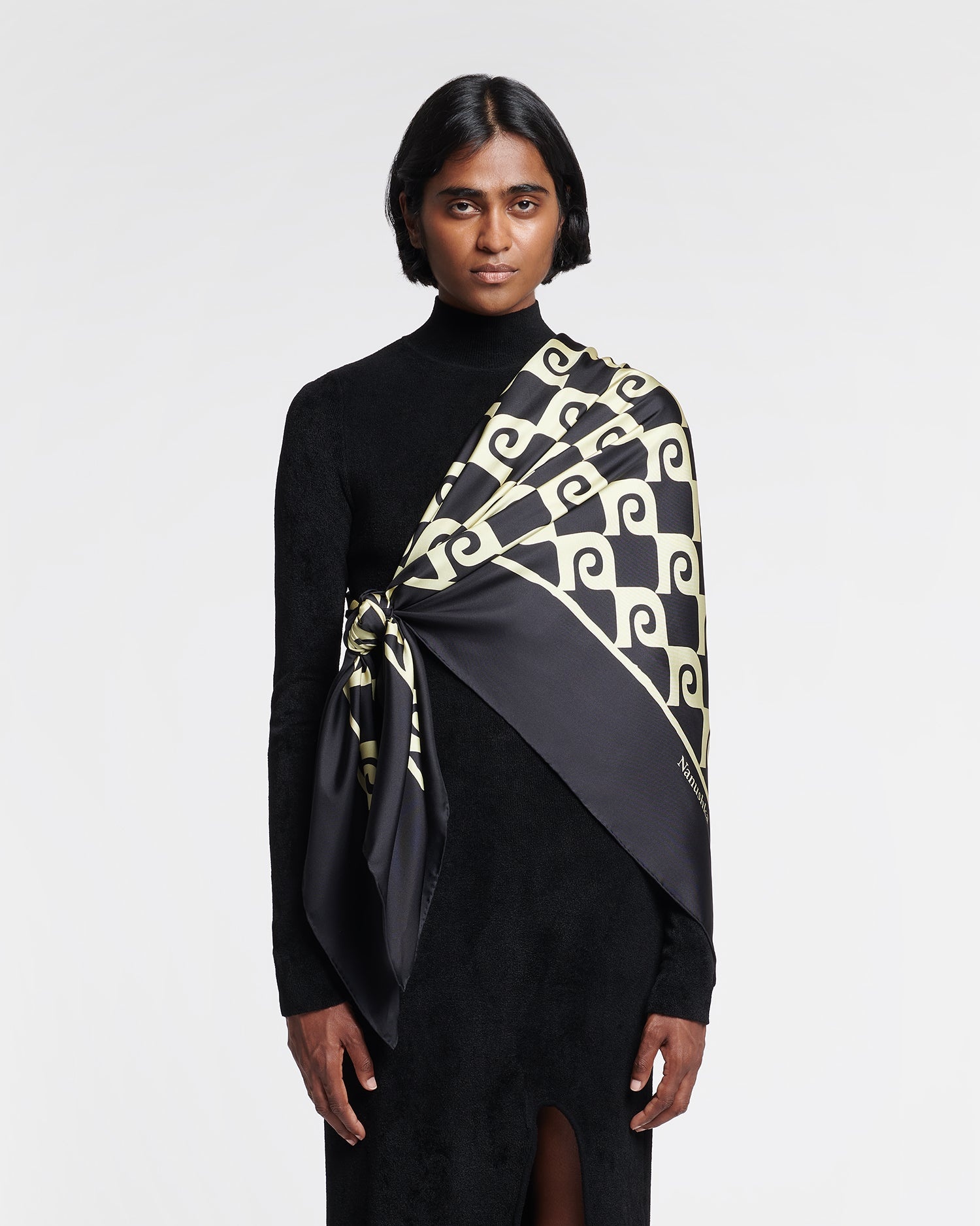 Printed Silk Scarf - 2