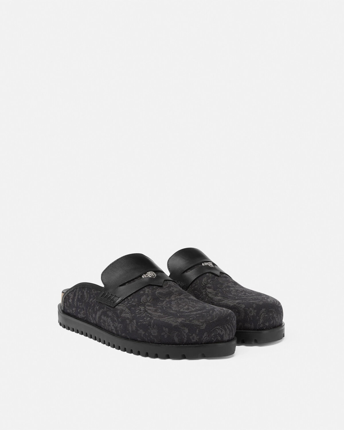 Medusa Barocco Jacquard Mules - 2