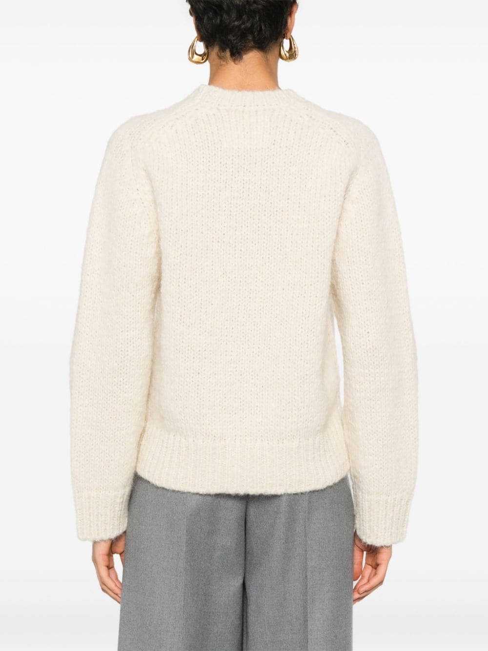 + chunky-knit jumper - 4
