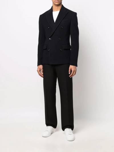 AMIRI double-breasted wool-blend blazer outlook