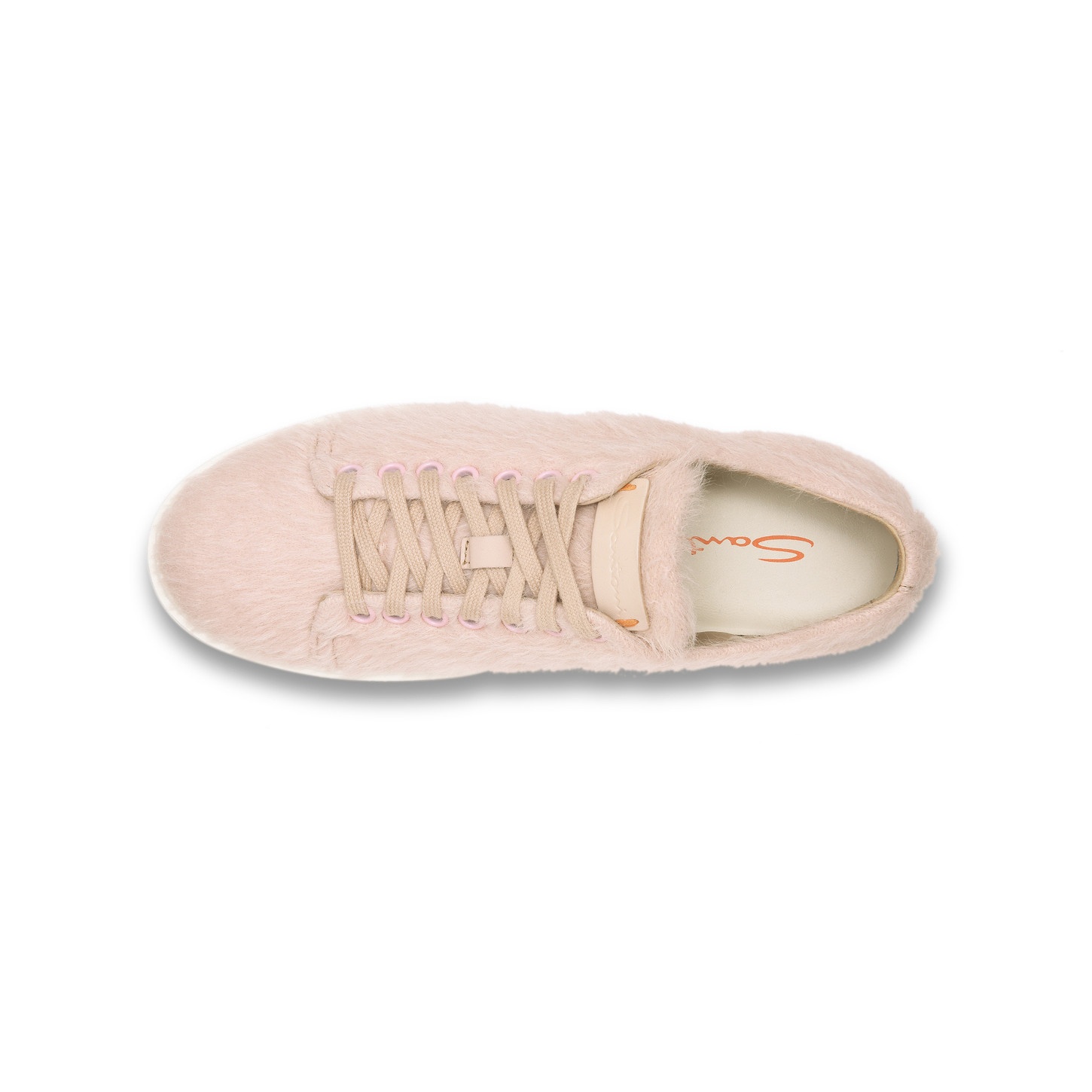 Women's pink wool sneaker - 5