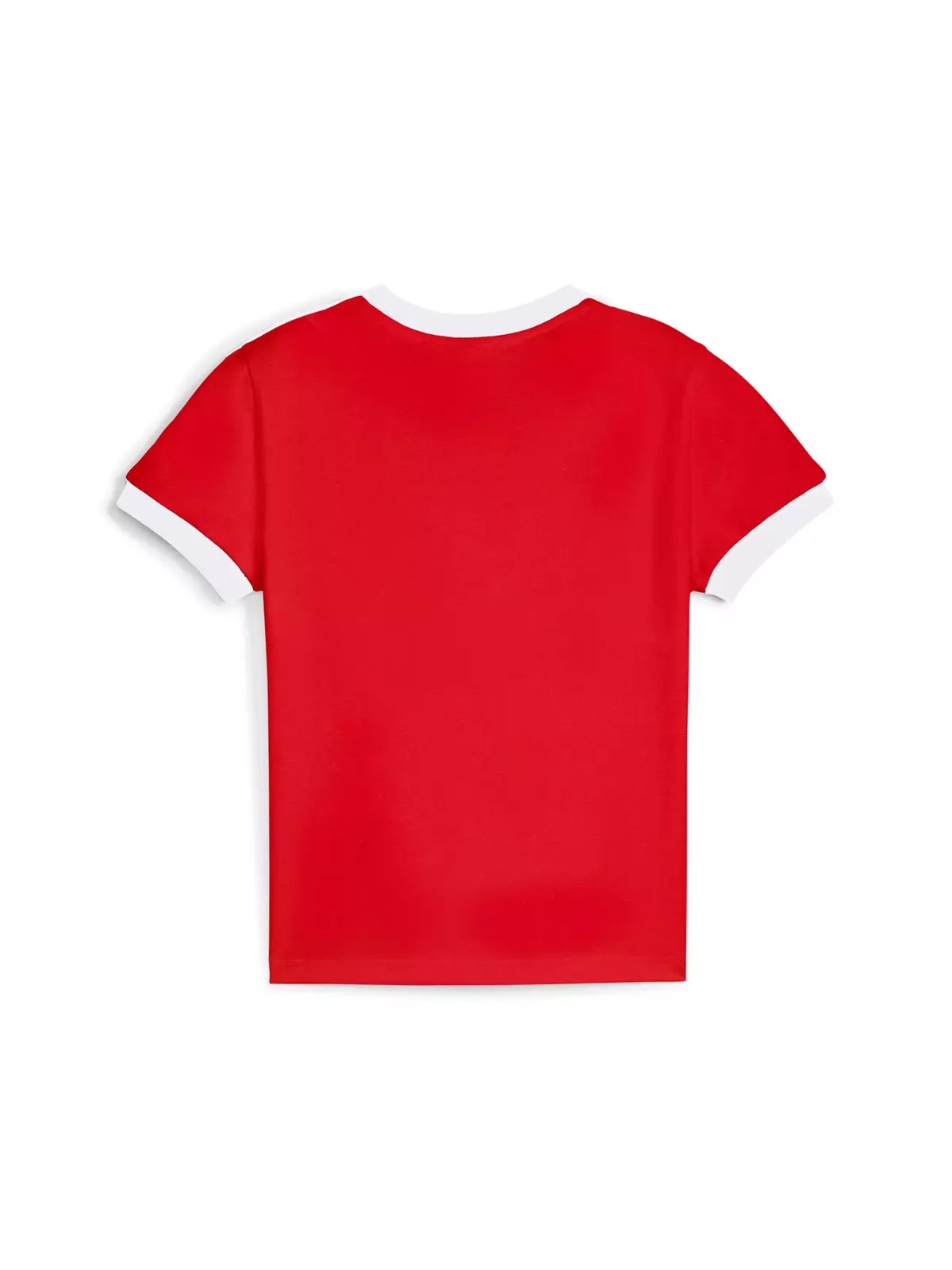 PUMA Women's T7 Slim Tee -Red - 5