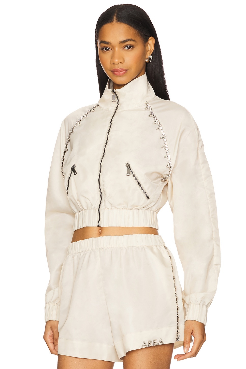 Crystal Trim Track Jacket - 2