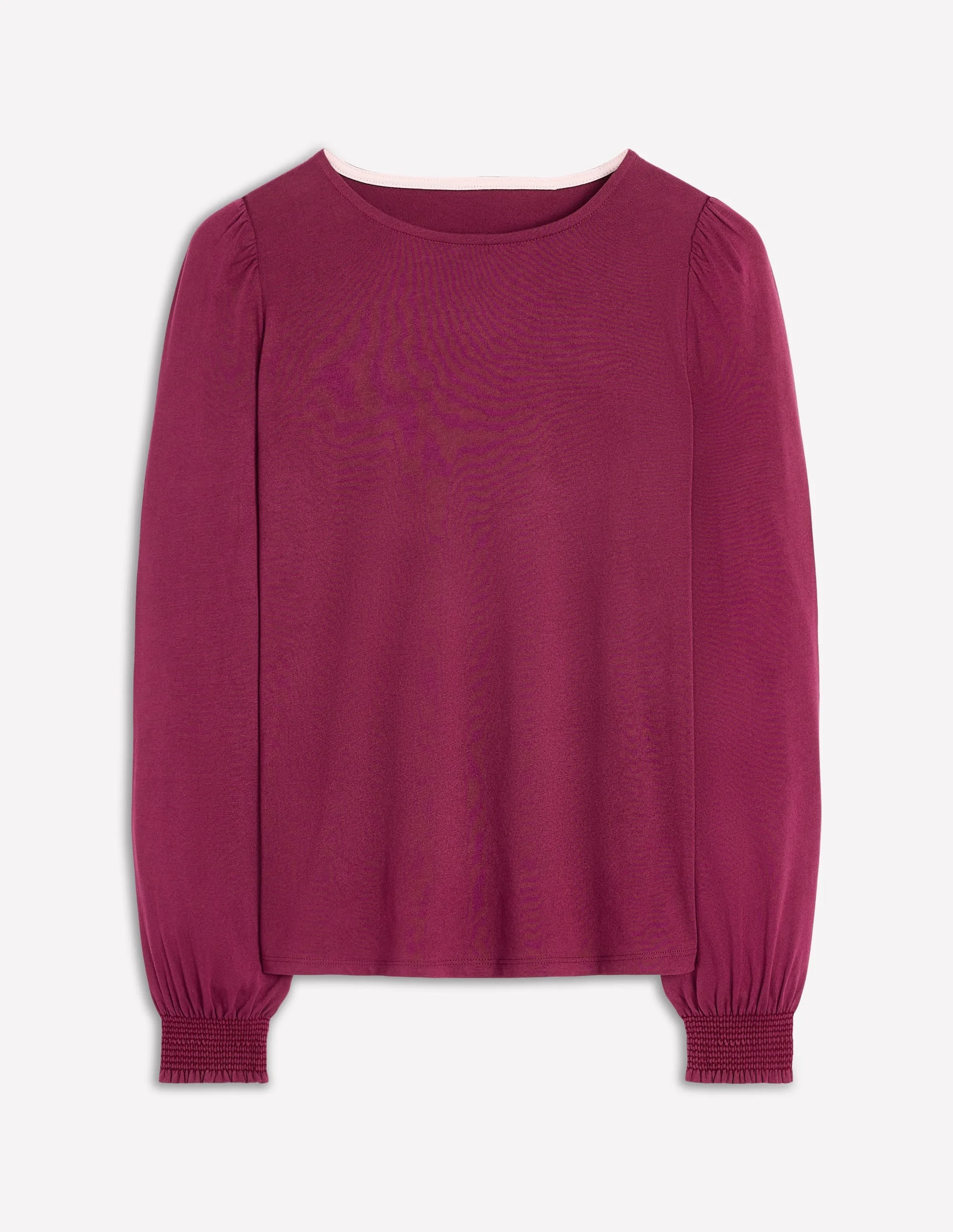 Smocked Cuff Supersoft Top-Deep Wisteria - 1