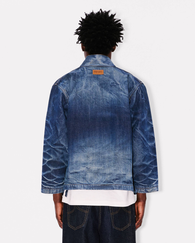 Kimono jacket in Japanese denim 5