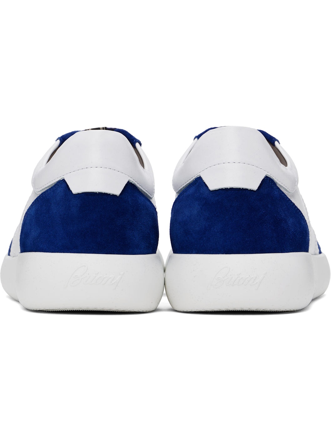 Navy & White Olympia Sneakers - 2