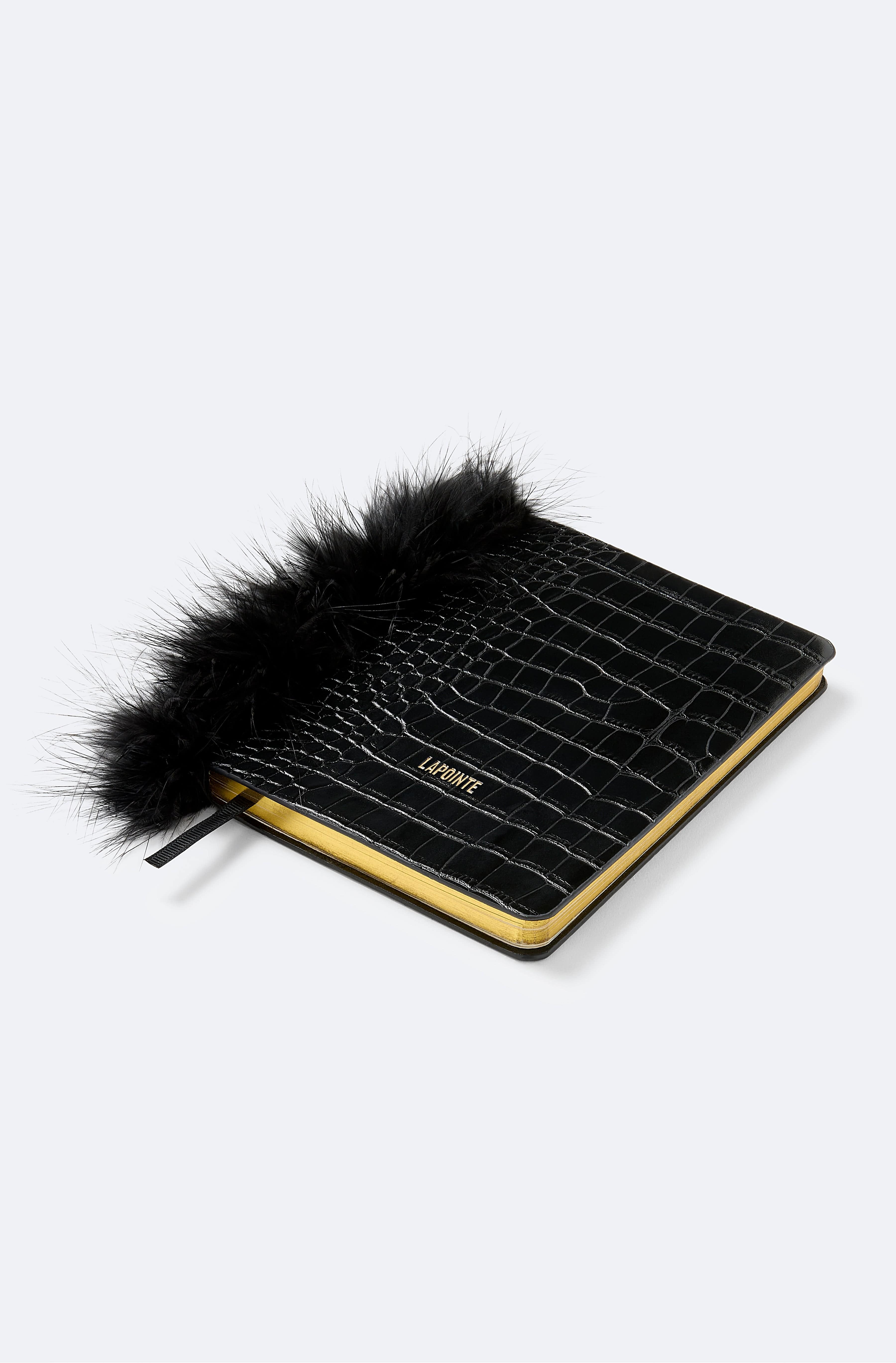Notebook with Marabou Feathers - 2