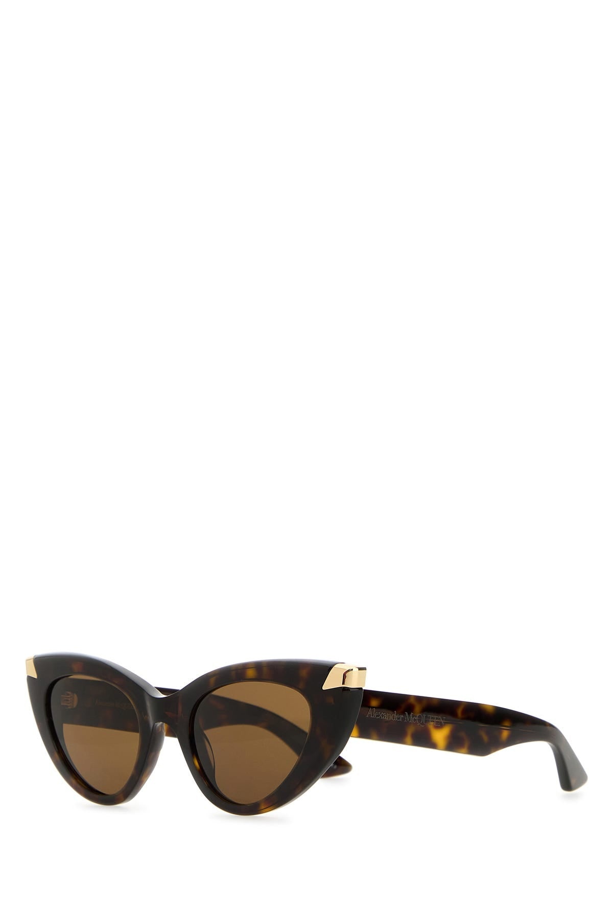 Alexander McQueen Black acetate Punk Rivet sunglasses