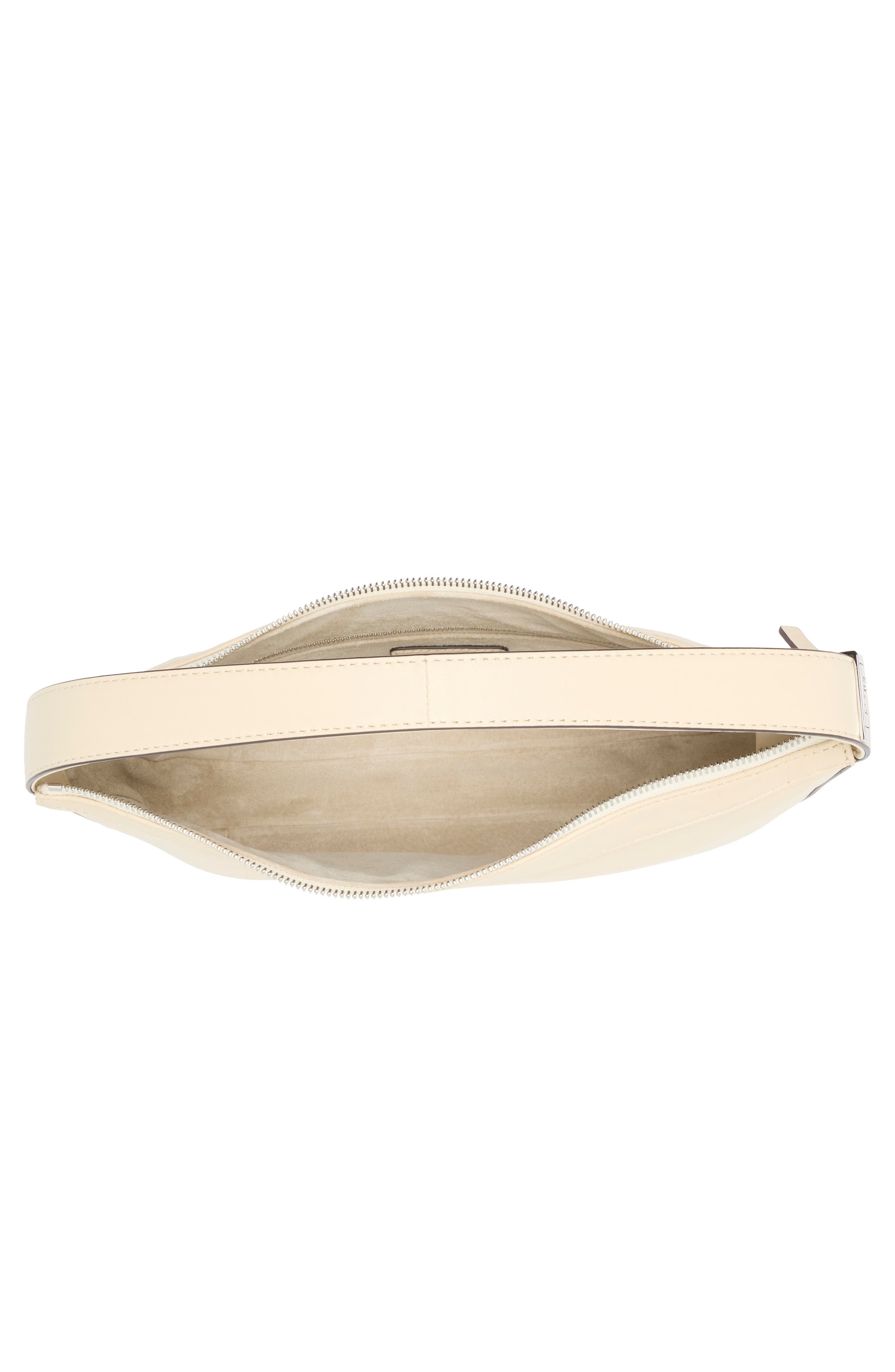 STAUD Demy Convertible Leather Shoulder Bag in Cream at Nordstrom - 4
