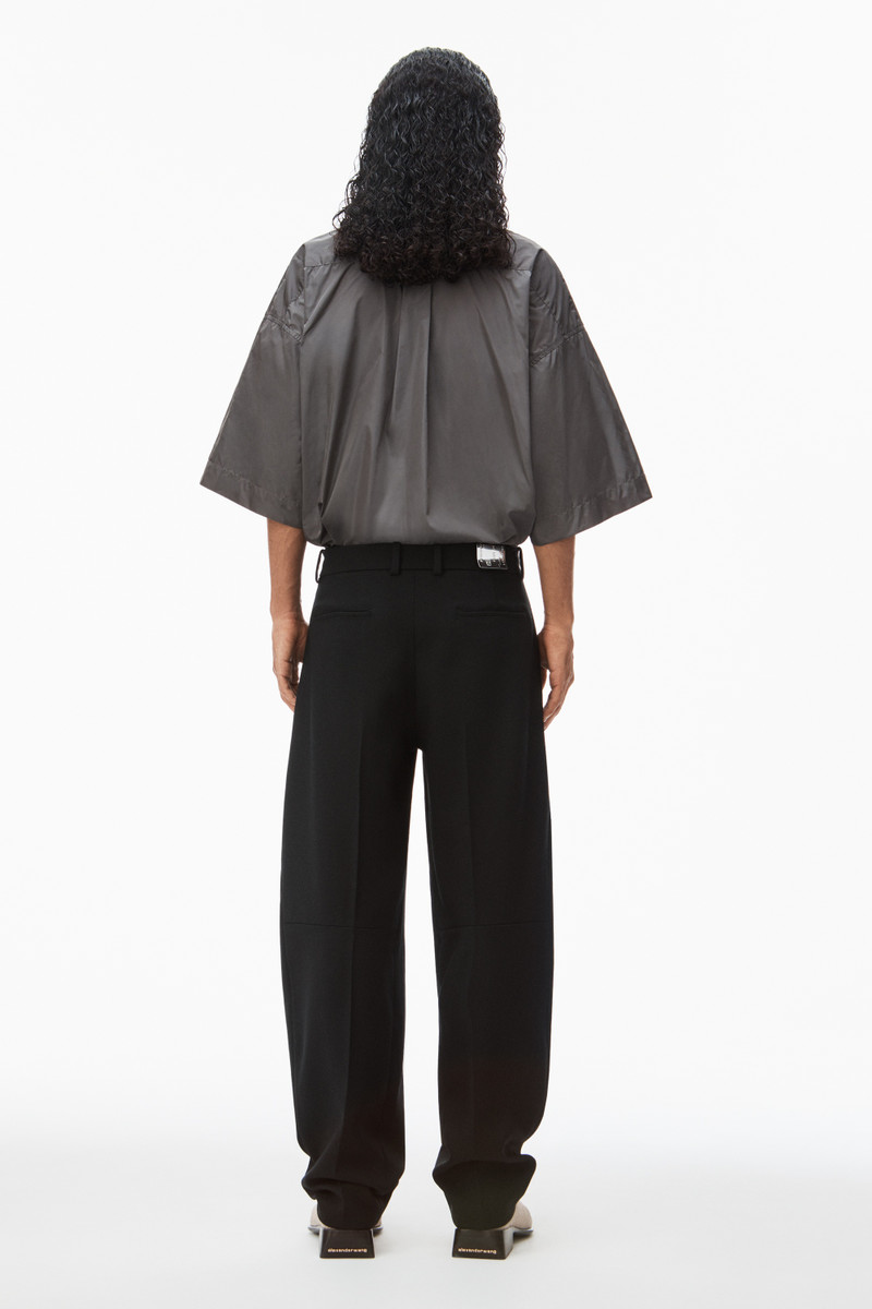 wool tailored trouser with money clip 4