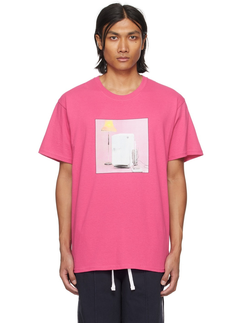 Pink The Cure Printed T-Shirt 1