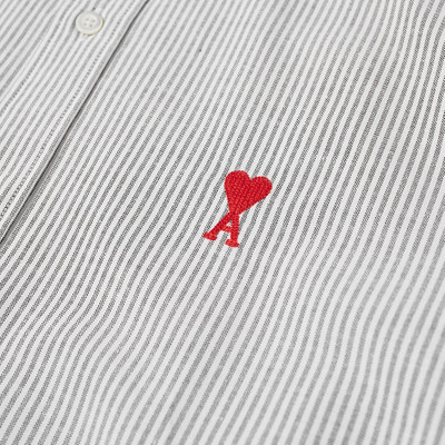 AMI Paris AMI Small A Stripe Heart Shirt outlook