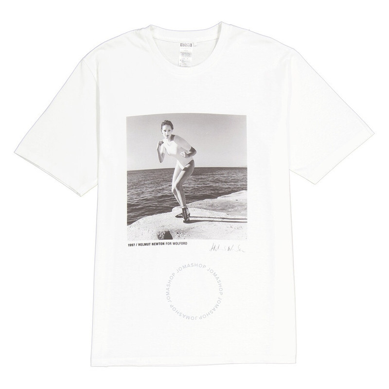 Wolford Ladies Short-sleeve Newton Cotton T-Shirt - 1