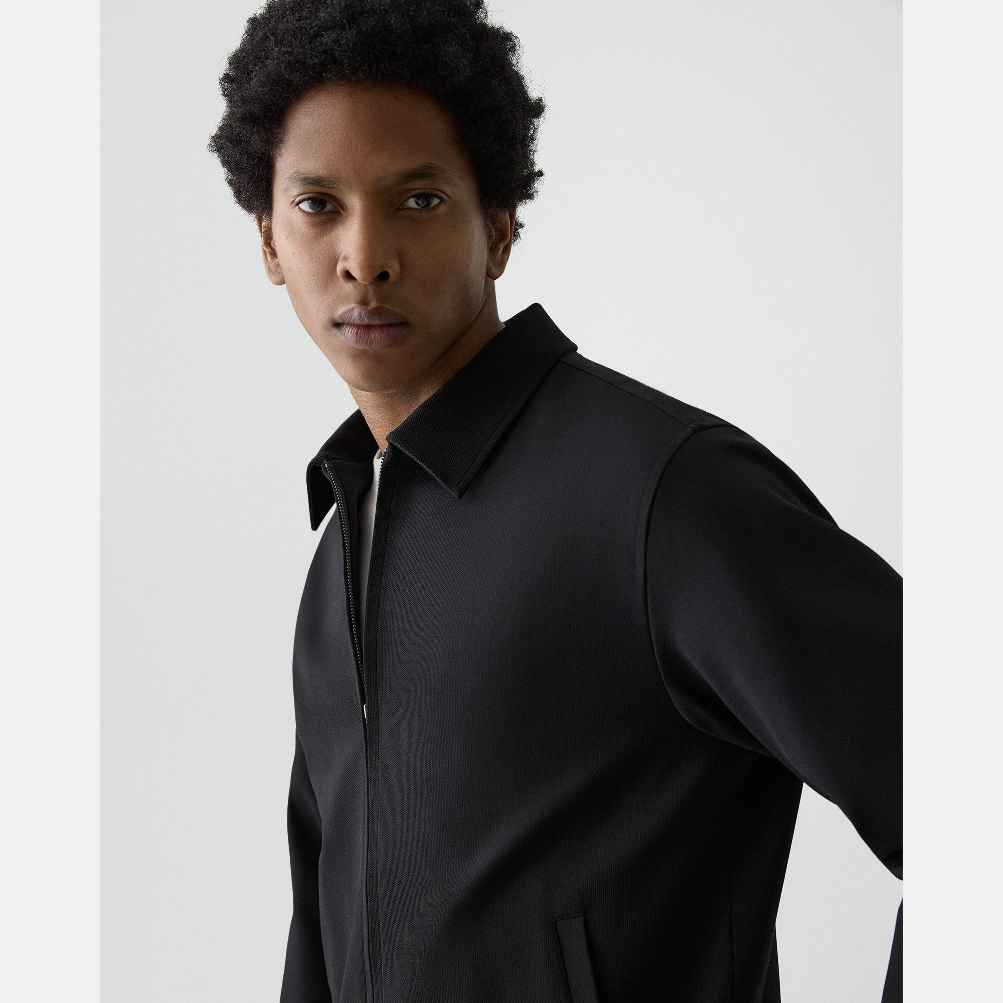 Blouson Zip Jacket in Precision Piqué - 5