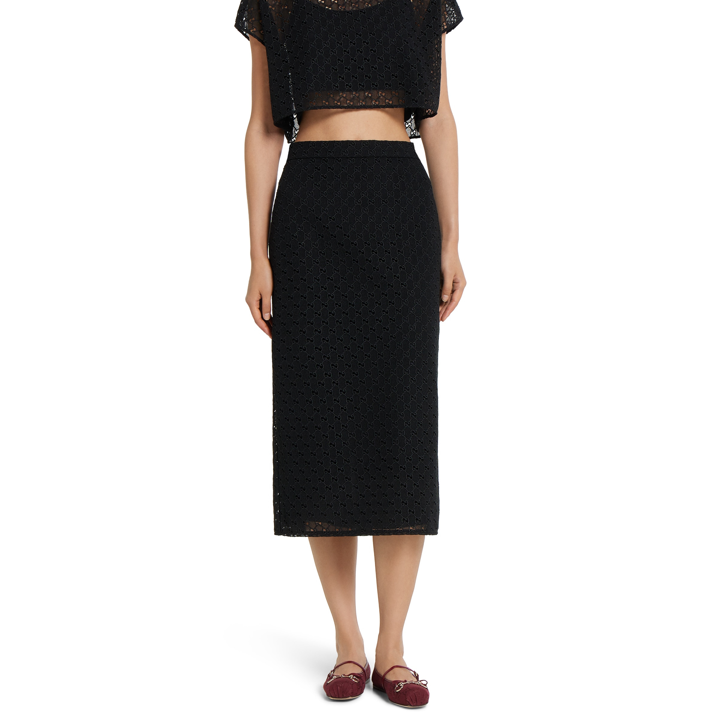 GG macramé skirt - 3