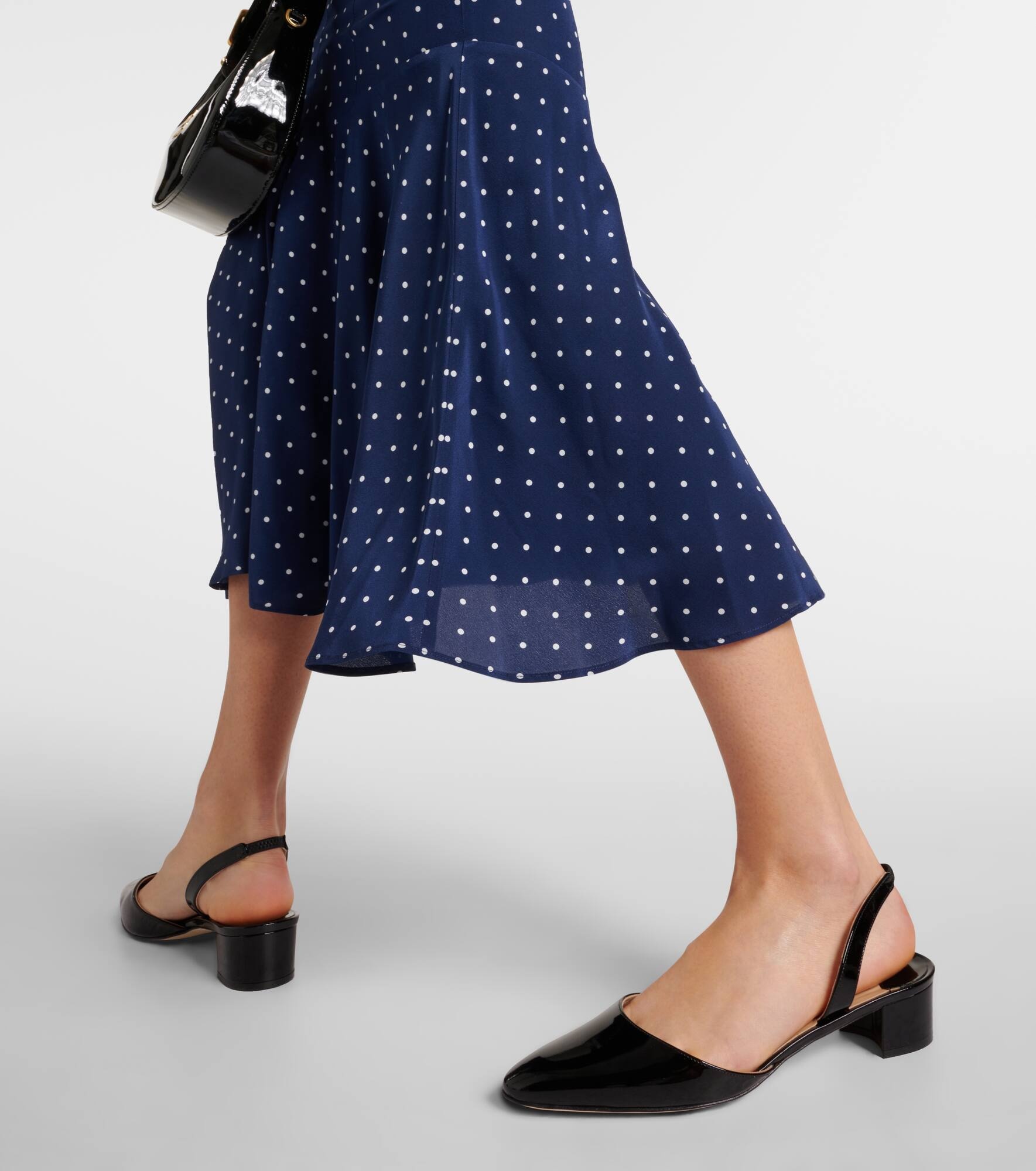 Aspro 30 patent leather slingback pumps - 7