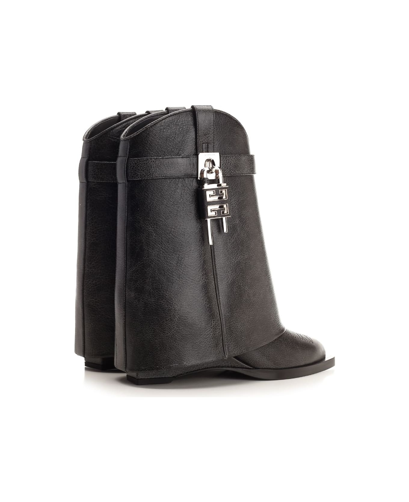 'shark Lock Cowboy' Ankle Boots - 3