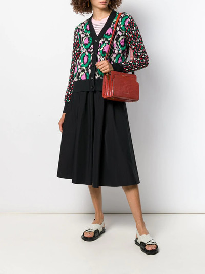 Marni pleated a-lined skirt outlook