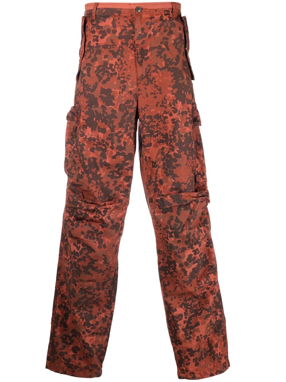 camouflage-print cargo trousers - 1