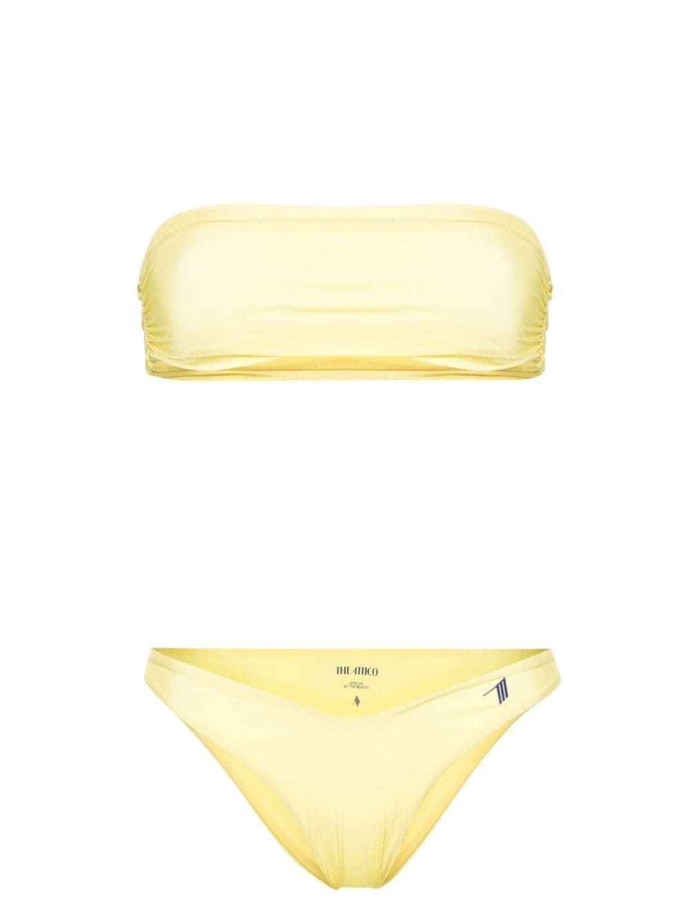 logo-appliquÃ© bandeau bikini - 1