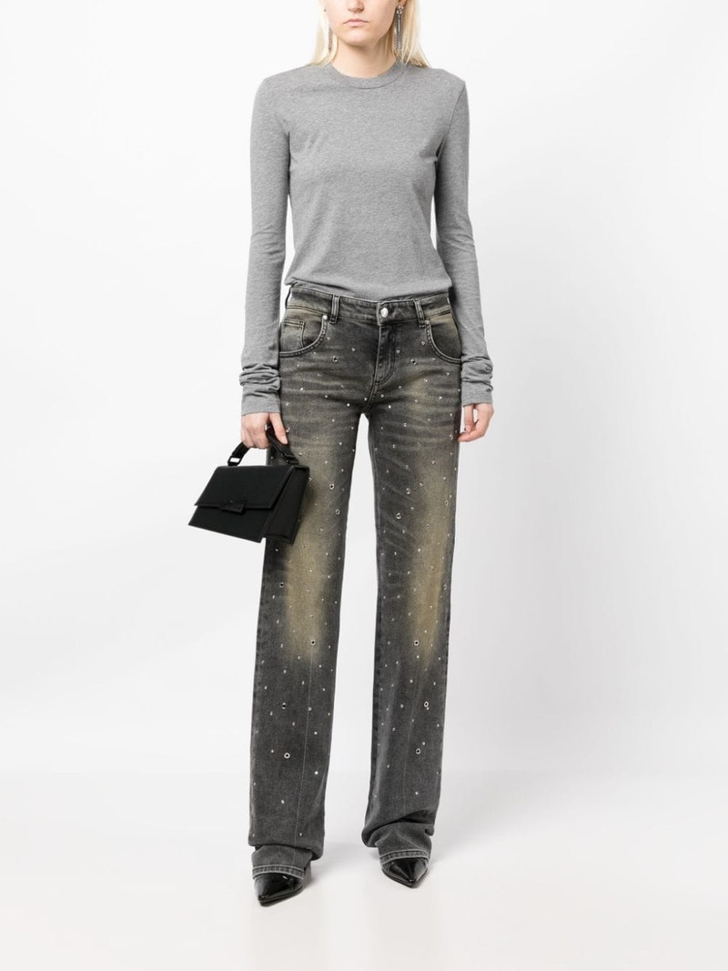 Off-White Diag-print long-sleeve T-shirt outlook