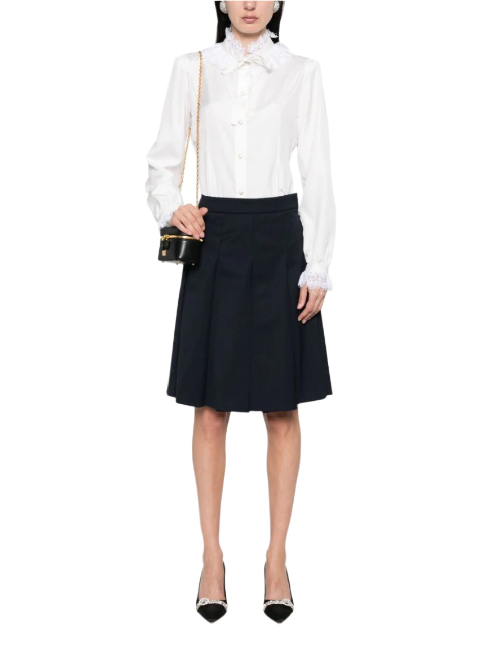 PLEATED MINI SKIRT - 2