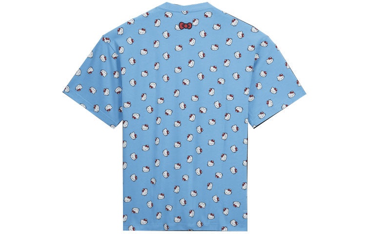 Nike x Hello Kitty Crossover SS22 Cat Full Print Pullover Short Sleeve Blue DR5520-412 - 2