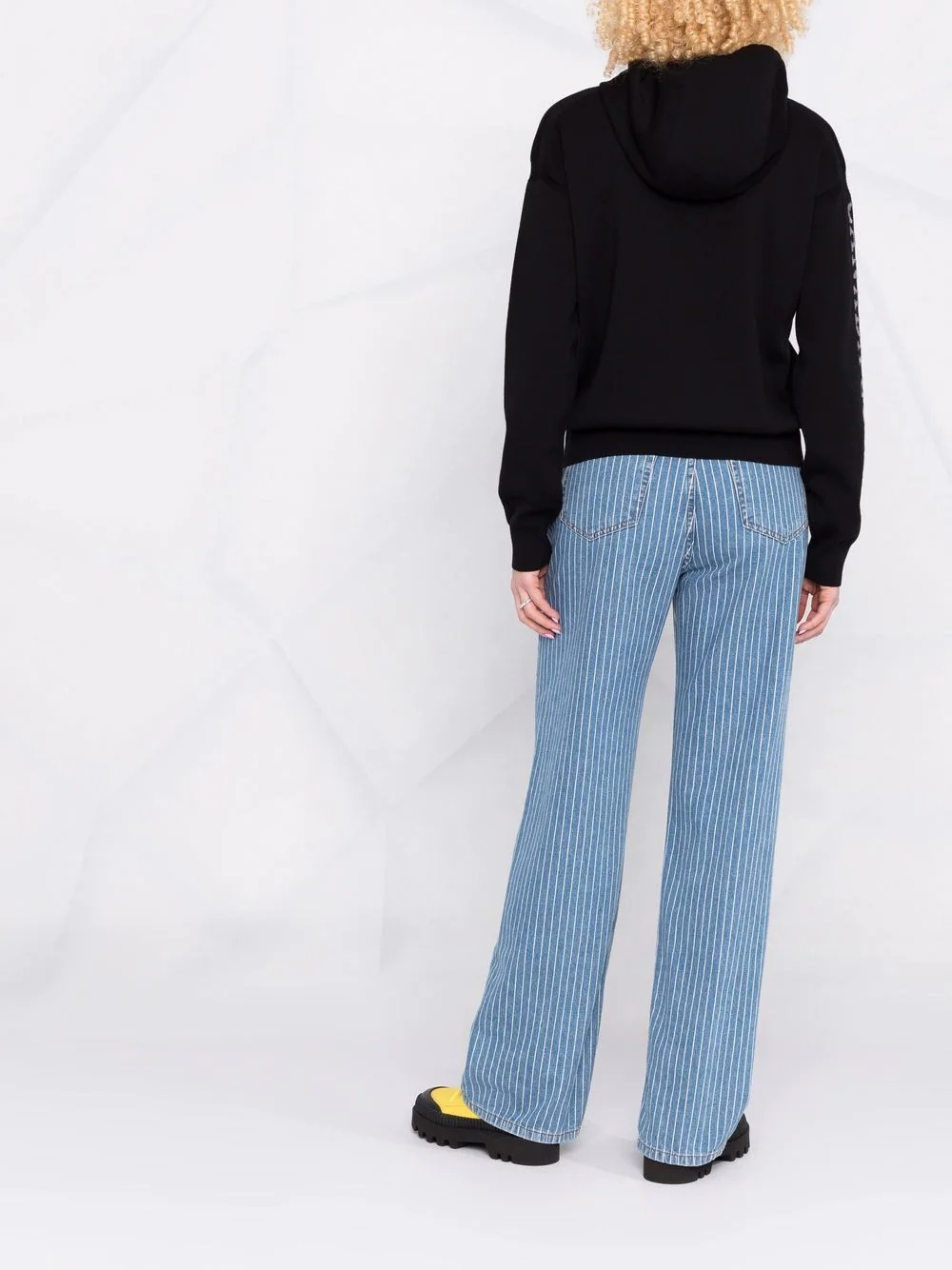 logo-knit hoodie - 6