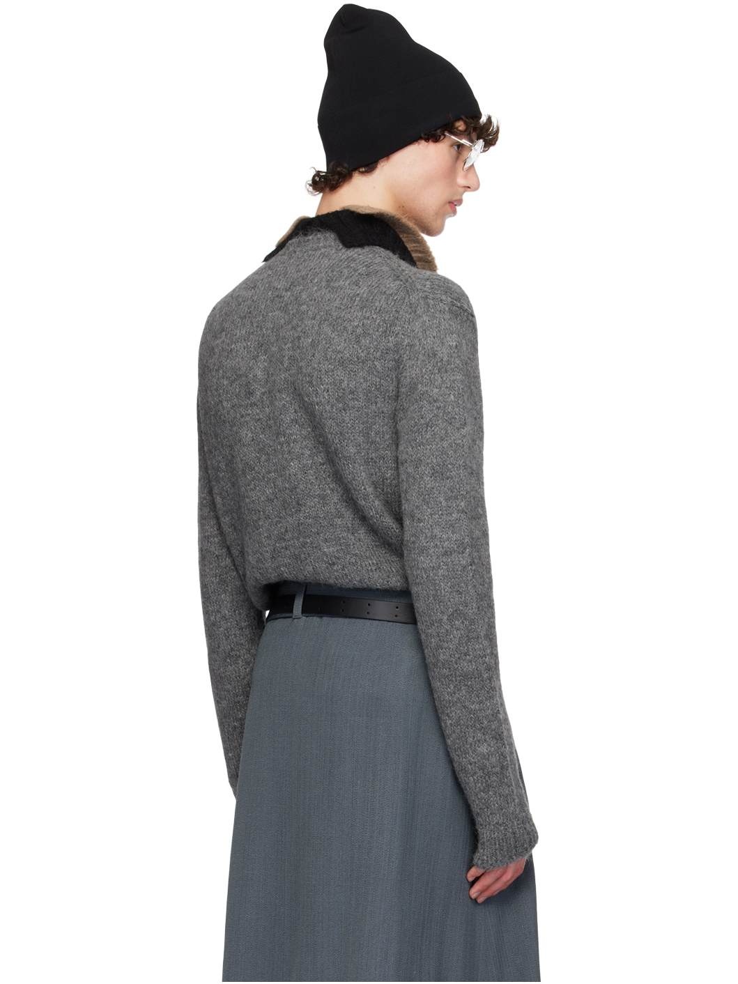 Gray Crewneck Sweater - 3
